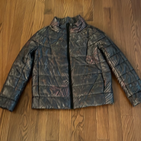 Amazing 2 Coats in One Like New slate gray Nikki Jones size M Coat Set - Picture 7 of 11